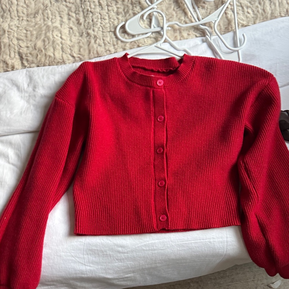 Peppermayo Vibrant Red Women's Cardigan